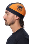 Orange FREE TO RIDE Skull - Skull Cap Soaker Weight w/Inner Elastic Band