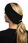 Solid Black Ponytail EZ Bandz Soaker Series