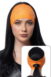 Orange Bling Starry Night Ponytail EZ Bandz