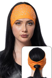 Orange Bling Starry Night Ponytail EZ Bandz