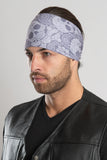 Grey Paisley Skull Ez Bandz