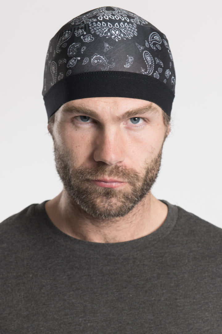 Skull Paisley Skull Cap Soaker – Hair Glove